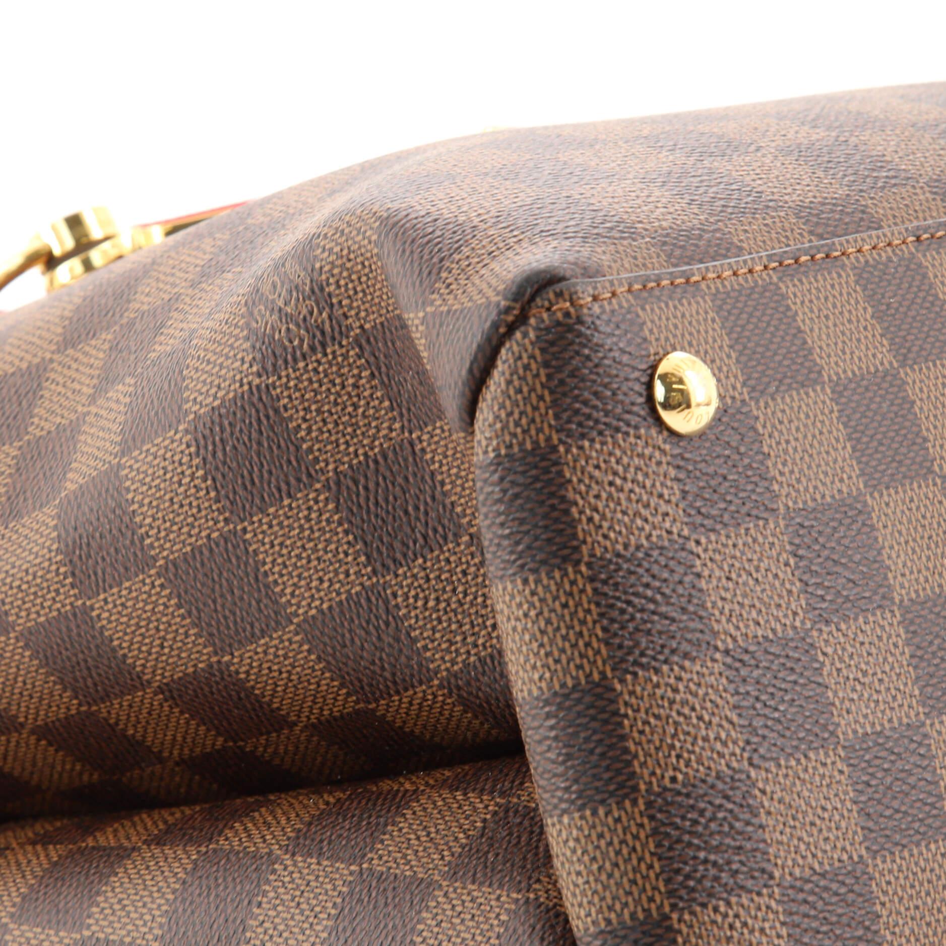 Brown Louis Vuitton LV Riverside Handbag Damier
