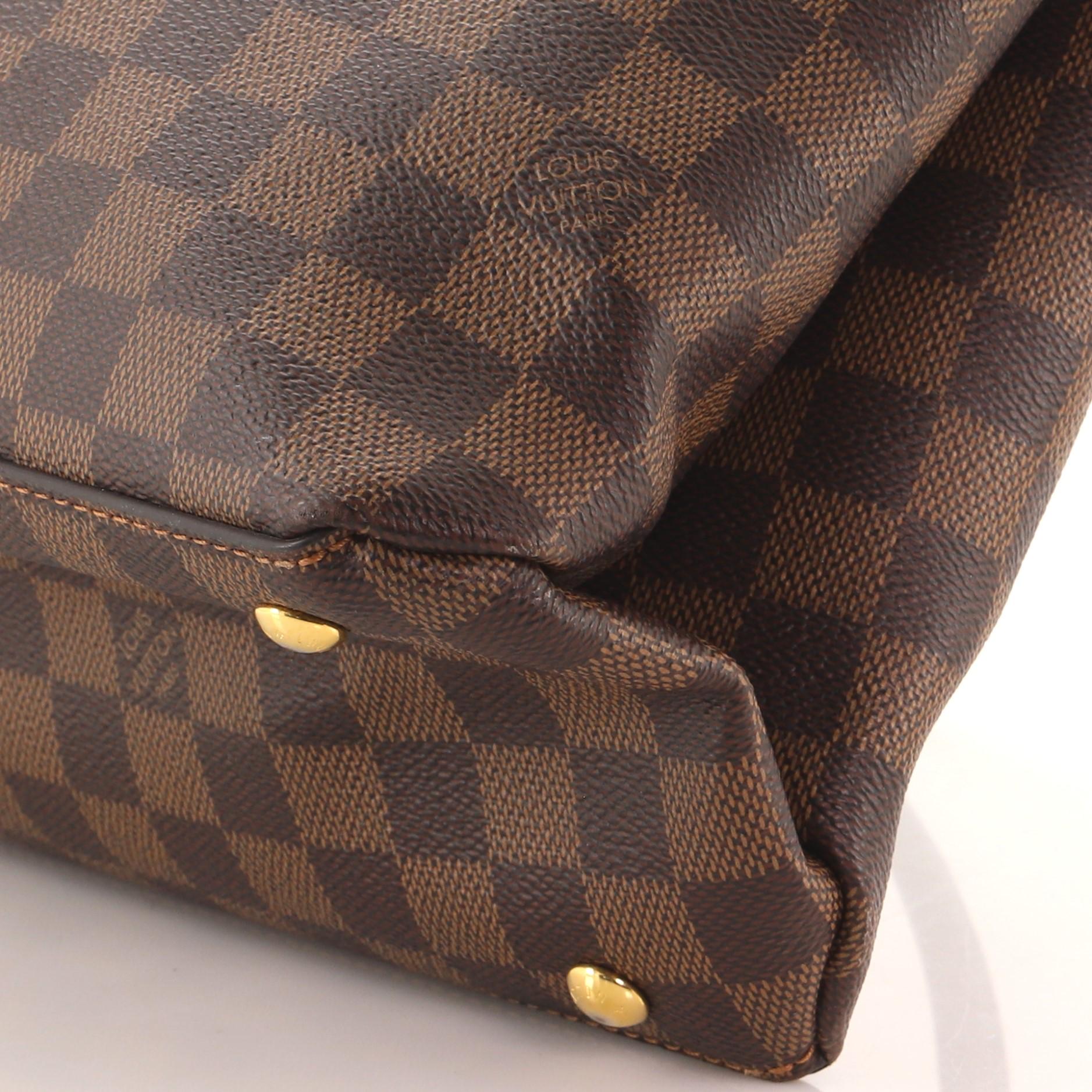Louis Vuitton LV Riverside Handbag Damier In Fair Condition In NY, NY