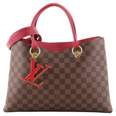 LOUIS VUITTON Damier Ebene LV Riverside Lie De Vin Handbag – HOUSE