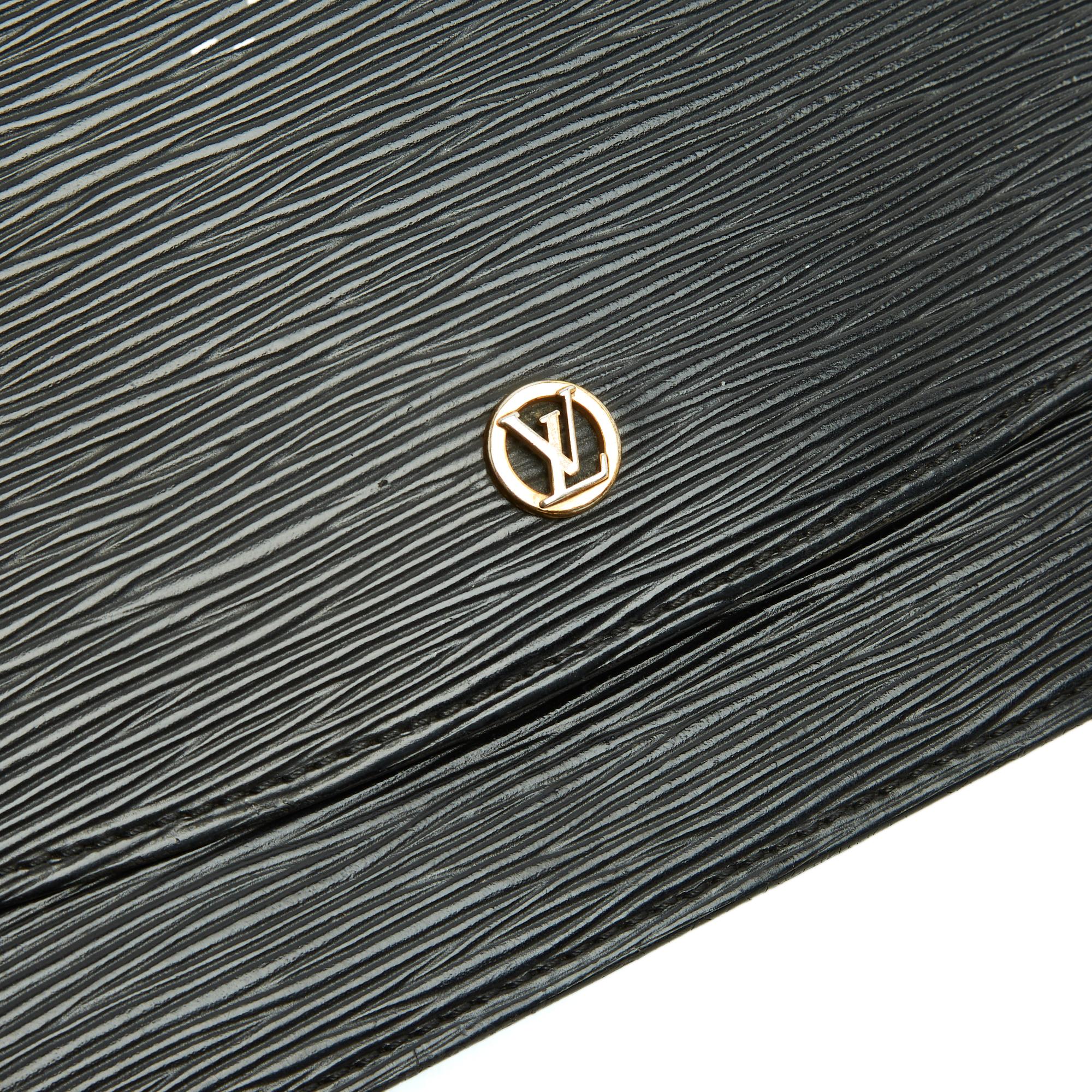 Louis Vuitton LV Sac Grenelle 1994 Black Epi Leather Shoulder Bag 5