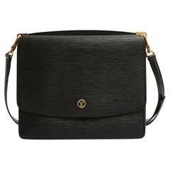 Louis Vuitton LV Sac Grenelle 1994 Black Epi Leather Shoulder Bag