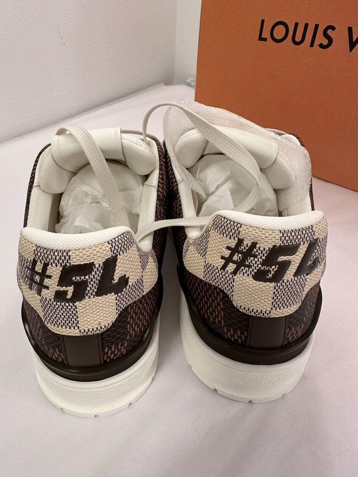 Beige Louis Vuitton Lv Trainer Damier Brand New Size 6 Sold Out! For Sale