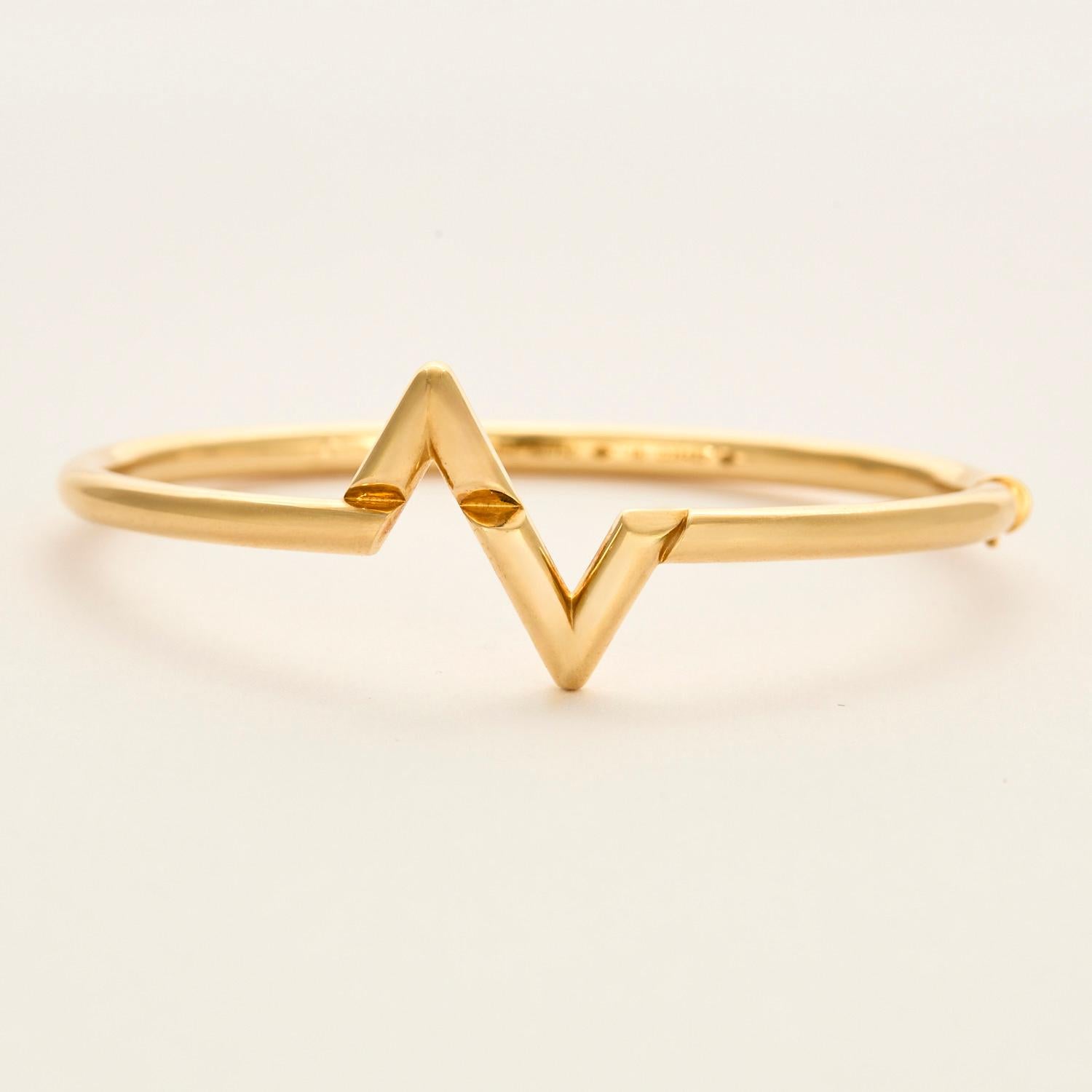 LOUIS VUITTON - Pulsera LV Volt de oro amarillo en Excelente estado para la venta en PARIS, FR