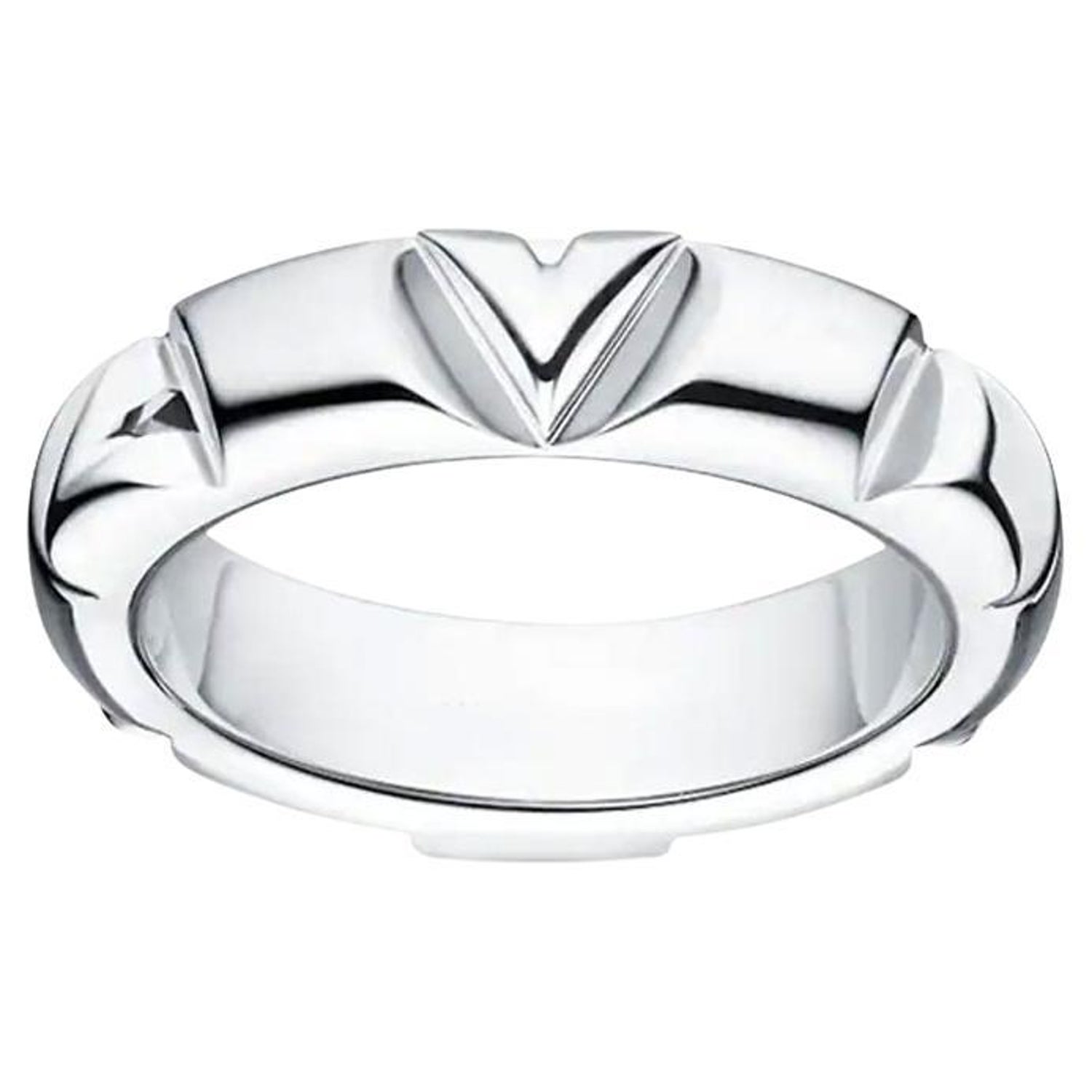 Louis Vuitton Fairytale Ring Set of 4 MP2452 Silver-tone Metal #M