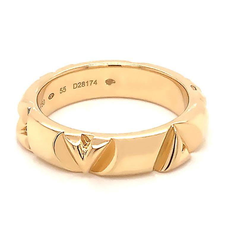 Women's or Men's Louis Vuitton LV Volt Multi Ring, 18k Yellow Gold. Size 55 For Sale