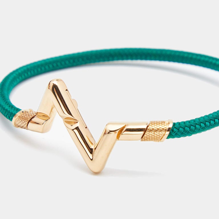 Louis Vuitton LV Volt Upside Down Play 18k Rose Gold Large Model Cord  Bracelet B at 1stDibs