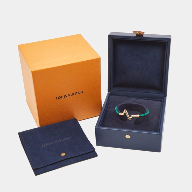 Louis Vuitton LV Volt Upside Down Play 18k Rose Gold Large Model Cord Bracelet  Bracelets Louis Vuitton