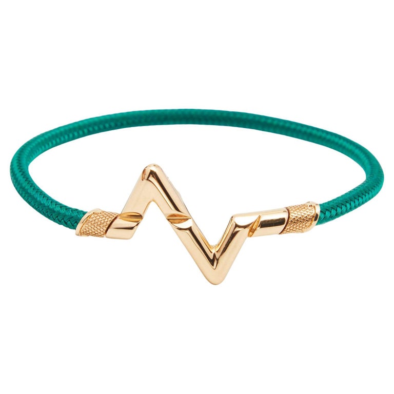 green lv bracelet
