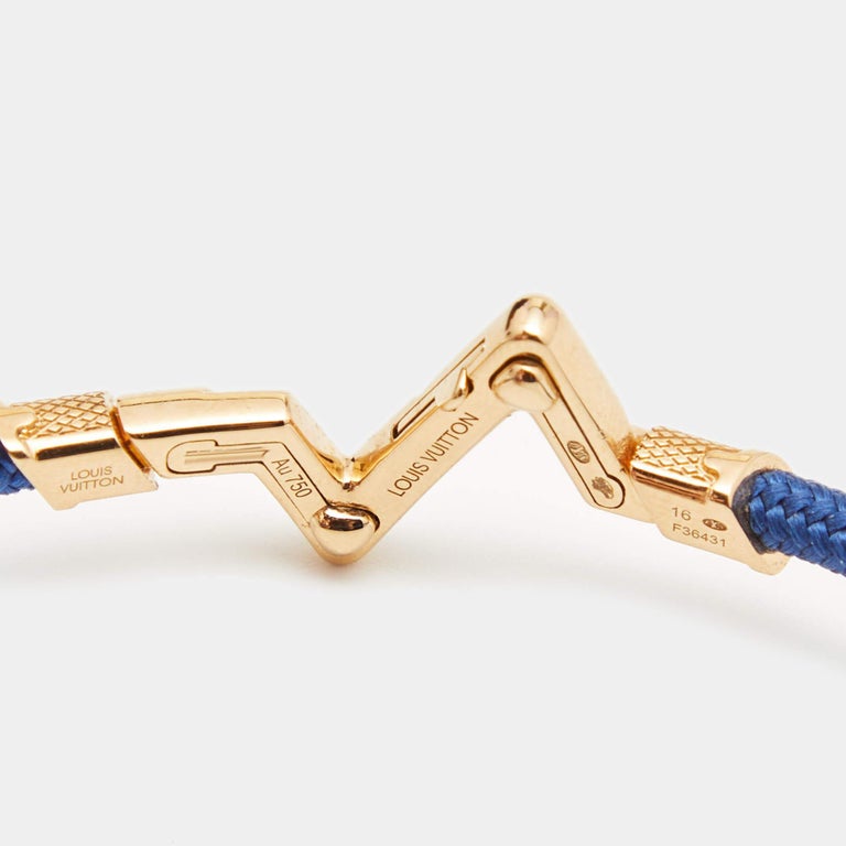 Louis Vuitton LV Volt Upside Down Play 18k Rose Gold Large Model Cord  Bracelet at 1stDibs