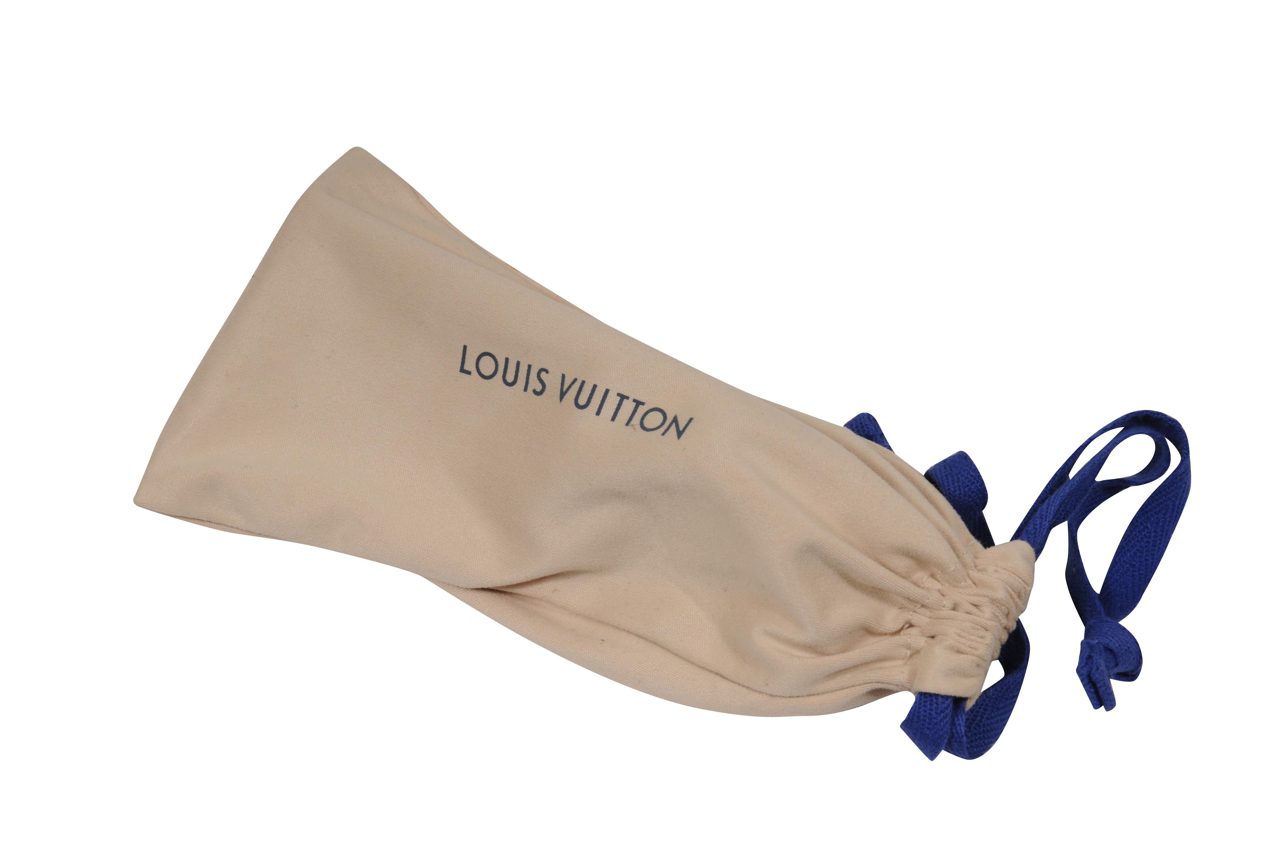 Gafas de sol Louis Vuitton LV Waimea Logotipo Monograma Negro Z1082E Gafas de Sol en venta 6