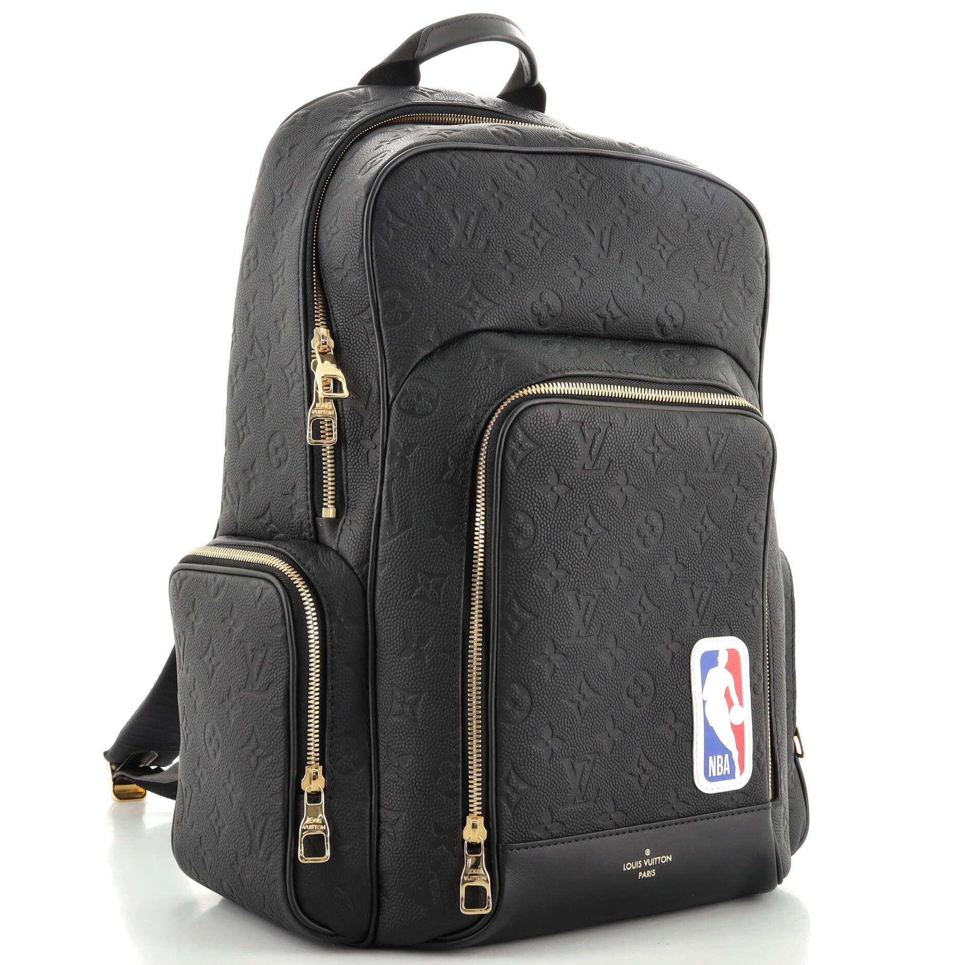 Louis Vuitton x NBA Black Empreinte Leather Basketball Backpack at 1stDibs