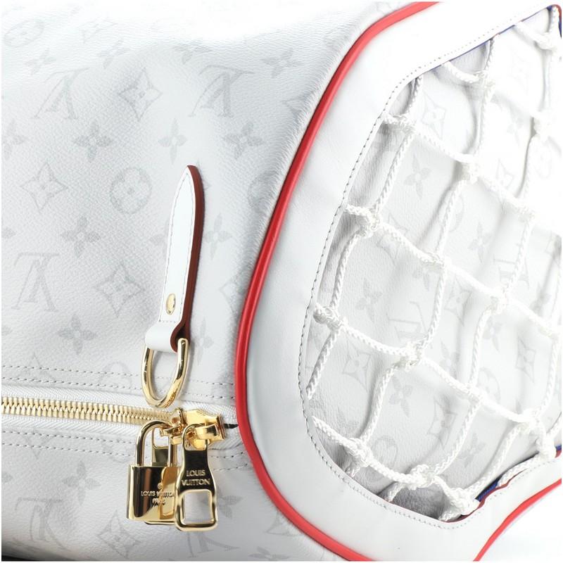 Women's or Men's Louis Vuitton LV x NBA Basketball Keepall Bag Monogram Antarctica Canvas