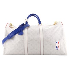 Louis Vuitton LV x NBA Basketball Keepall Bandouliere Bag Monogram Antarctica