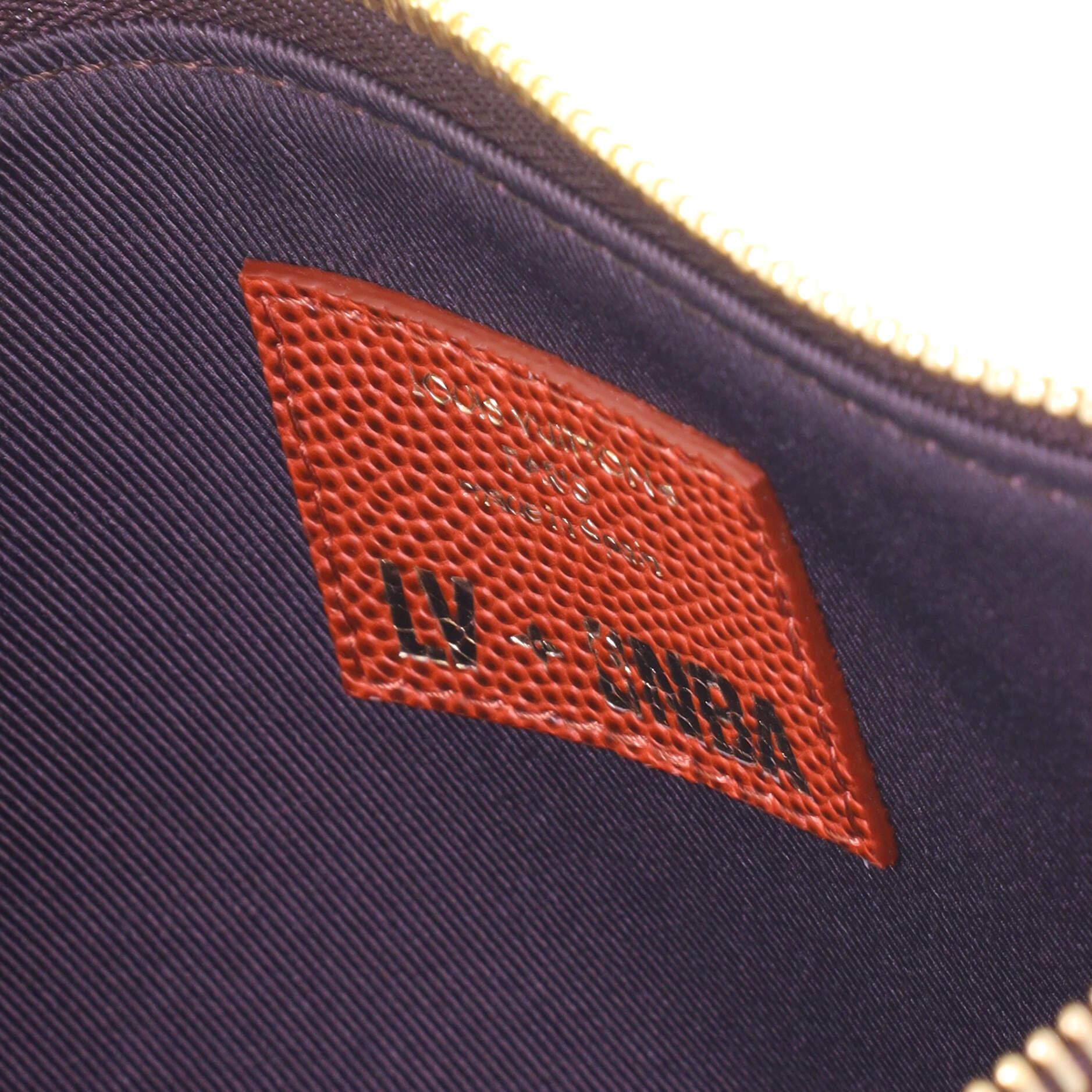 Louis Vuitton LV x NBA Net Flat Pouch Monogram Canvas In Good Condition In NY, NY