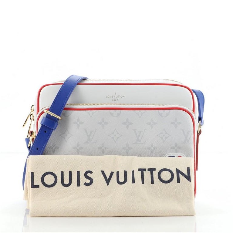 Louis Vuitton x NBA LV Red, White, Blue Monogram Nil Messenger Never Worn  D/S - Organic Olivia