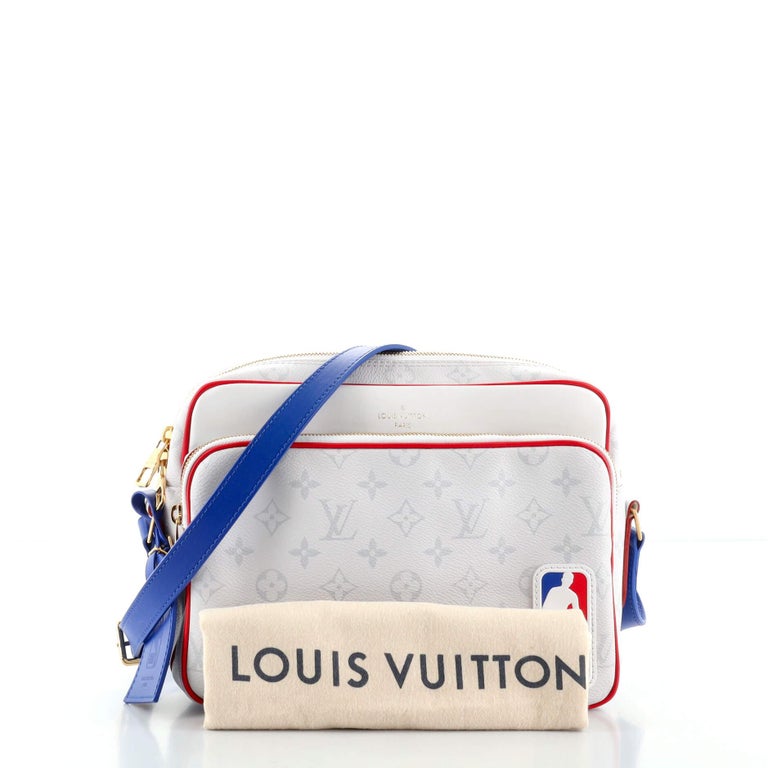 Louis Vuitton 2020 LV x NBA White Monogram Nil Messenger Bag