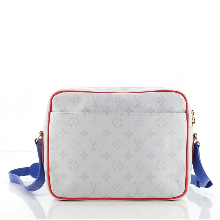 Louis Vuitton LVxNBA Nil Messenger Bag In White M45583 30x22x9cm