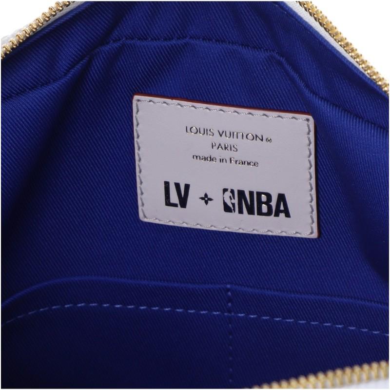 Louis Vuitton LV x NBA Nil Messenger Bag Monogram Antarctica Canvas In Good Condition In NY, NY