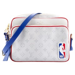 Louis Vuitton Brown, White And Multicolour Monogram Canvas NBA Nil