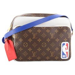 Brown Monogram Coated Canvas LVXNBA Trio Pocket Keepall Gold Hardware, 2021, Handbags & Accessories, 2022