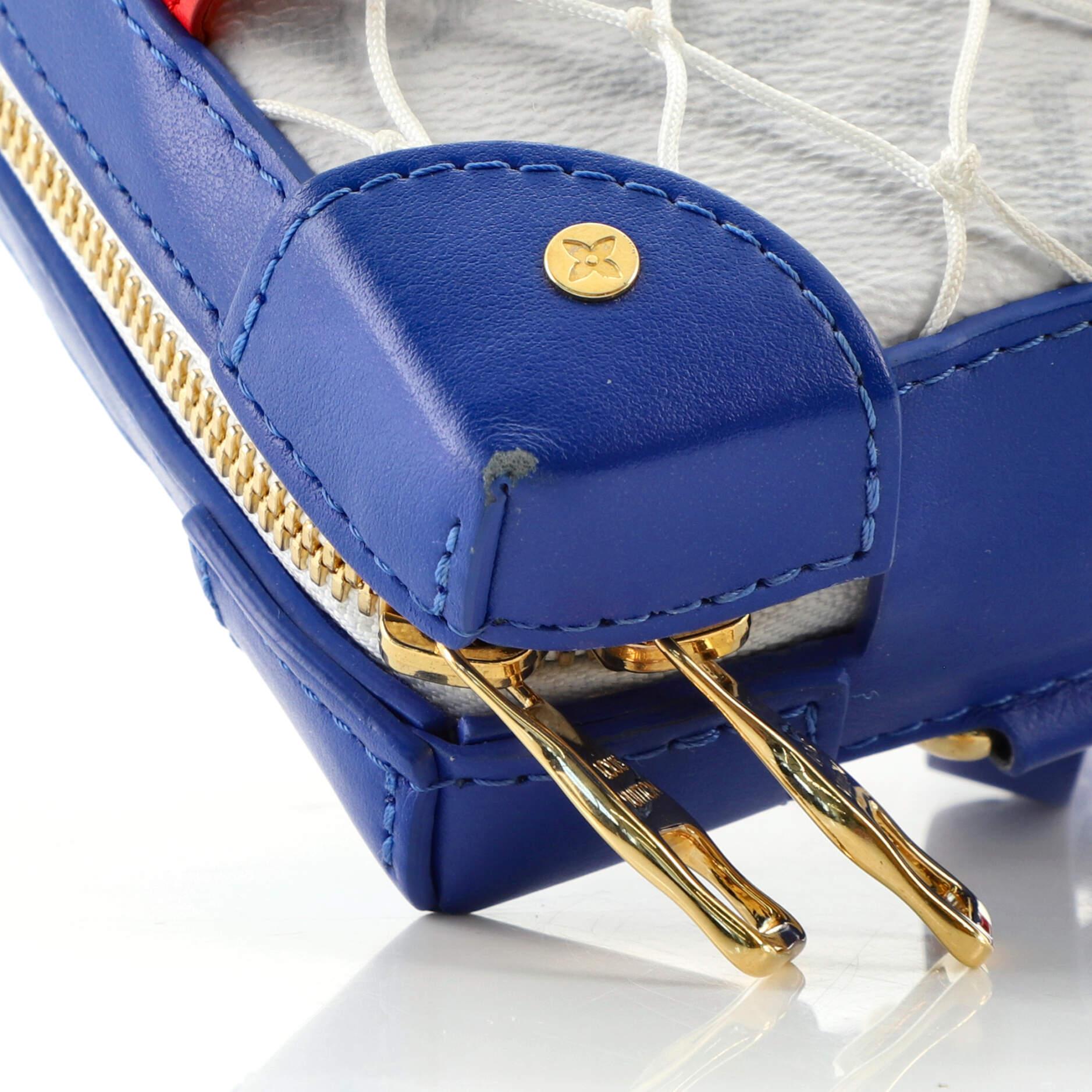 Women's or Men's Louis Vuitton LV x NBA Soft Trunk Phone Box Monogram Antarctica Canvas