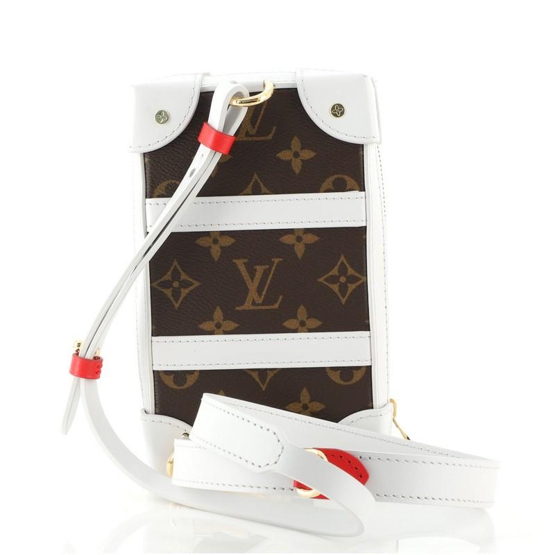 Gray Louis Vuitton LV x NBA Soft Trunk Phone Box Monogram Canvas