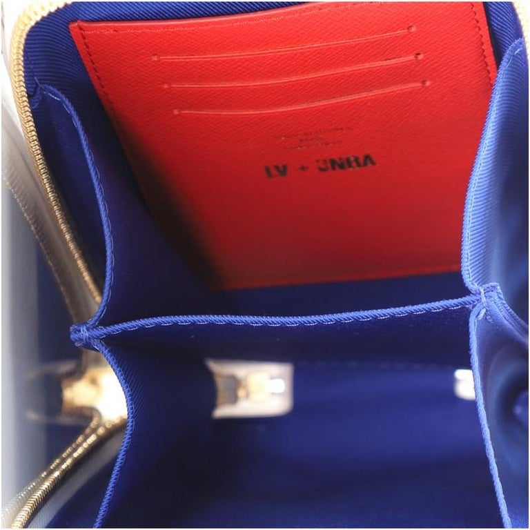 Louis Vuitton Ebene Monogram Coated Canvas NBA Soft Trunk Phone Box Gold Hardware, 2020 (Like New) , Handbag