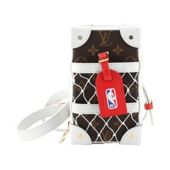 Pre-owned Louis Vuitton X Nba Soft Trunk Phone Box Antartica