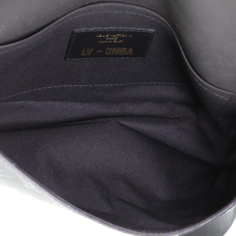 Louis Vuitton LV x NBA Studio Messenger Bag Printed Monogram Embossed Lea  at 1stDibs