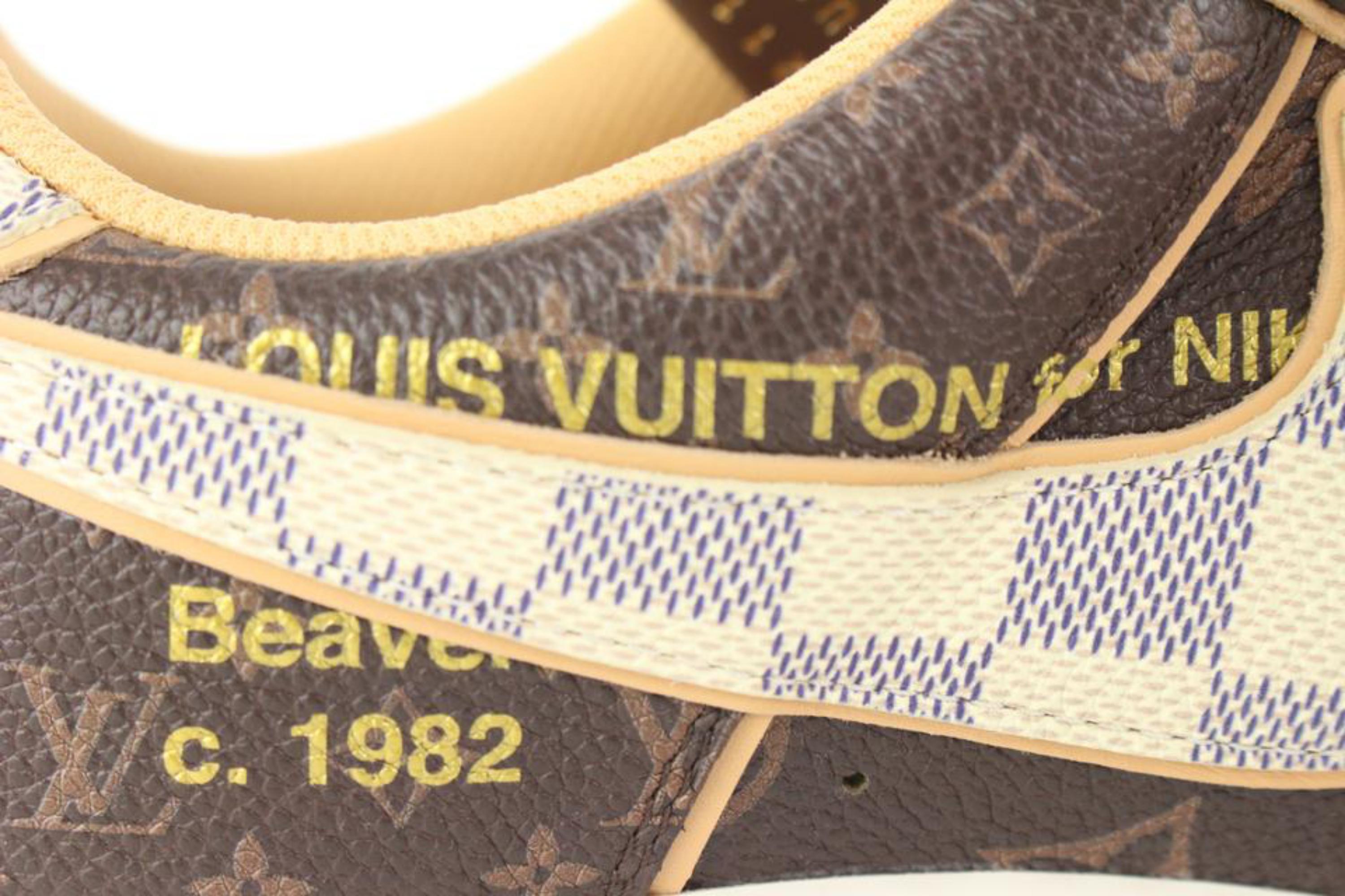 Louis Vuitton LV x Nike Men's 7.5 Virgil Abloh Damier Azur Louis Vuitton LV x Nike Men's 7.5 Virgil Abloh Damier Azur