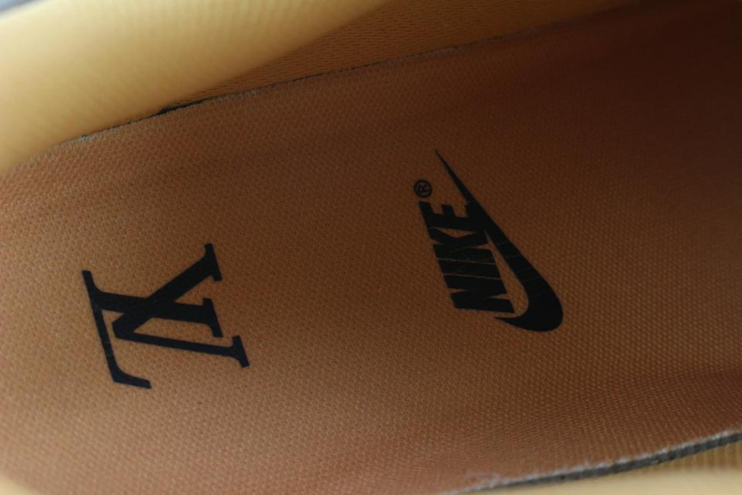 Louis Vuitton LV x Nike Men's 9 Virgil Abloh Damier Azur Monogram Air 31370811 In New Condition In Dix hills, NY