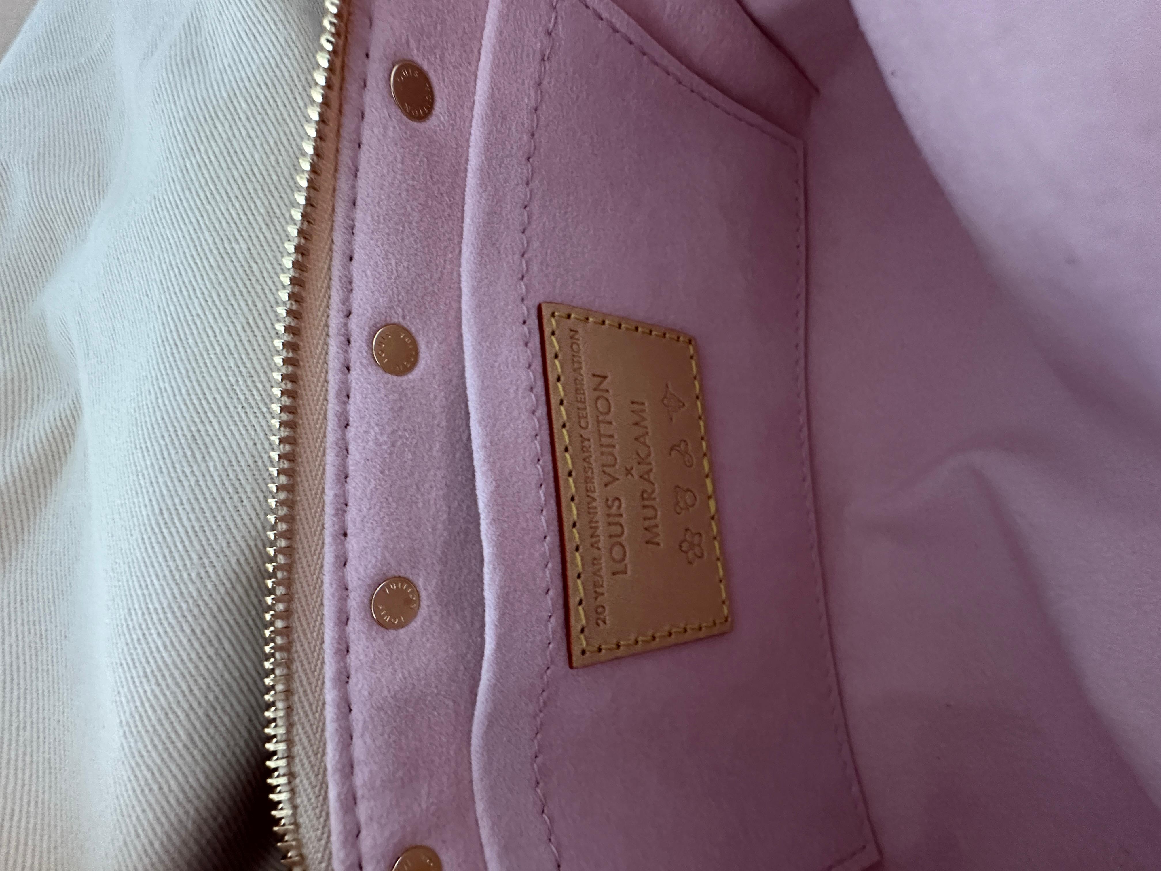 LOUIS VUITTON LV x Takashi Murakami Pochette Accessoires M13666 For Sale 7