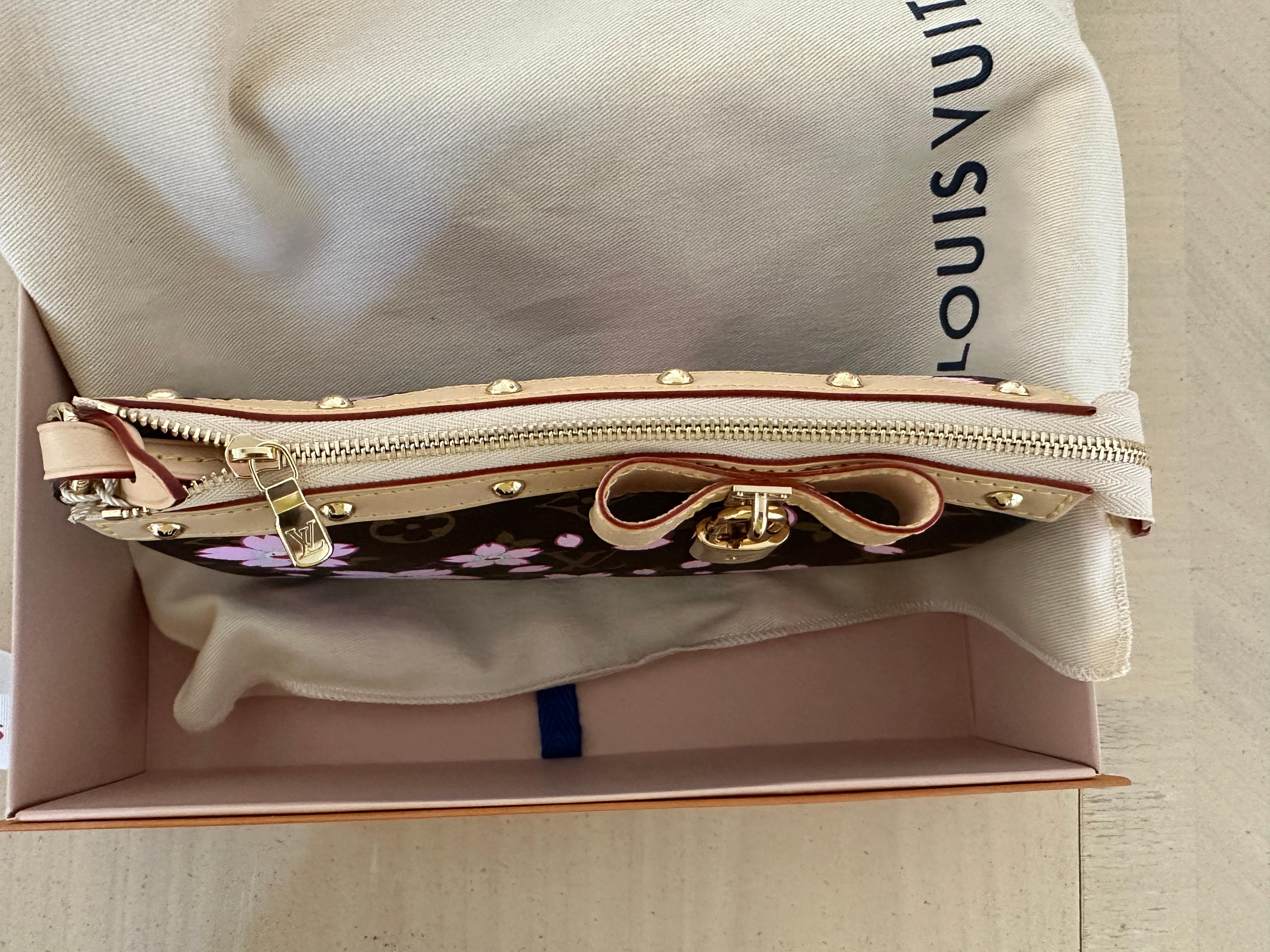 Women's or Men's LOUIS VUITTON LV x Takashi Murakami Pochette Accessoires M13666 For Sale