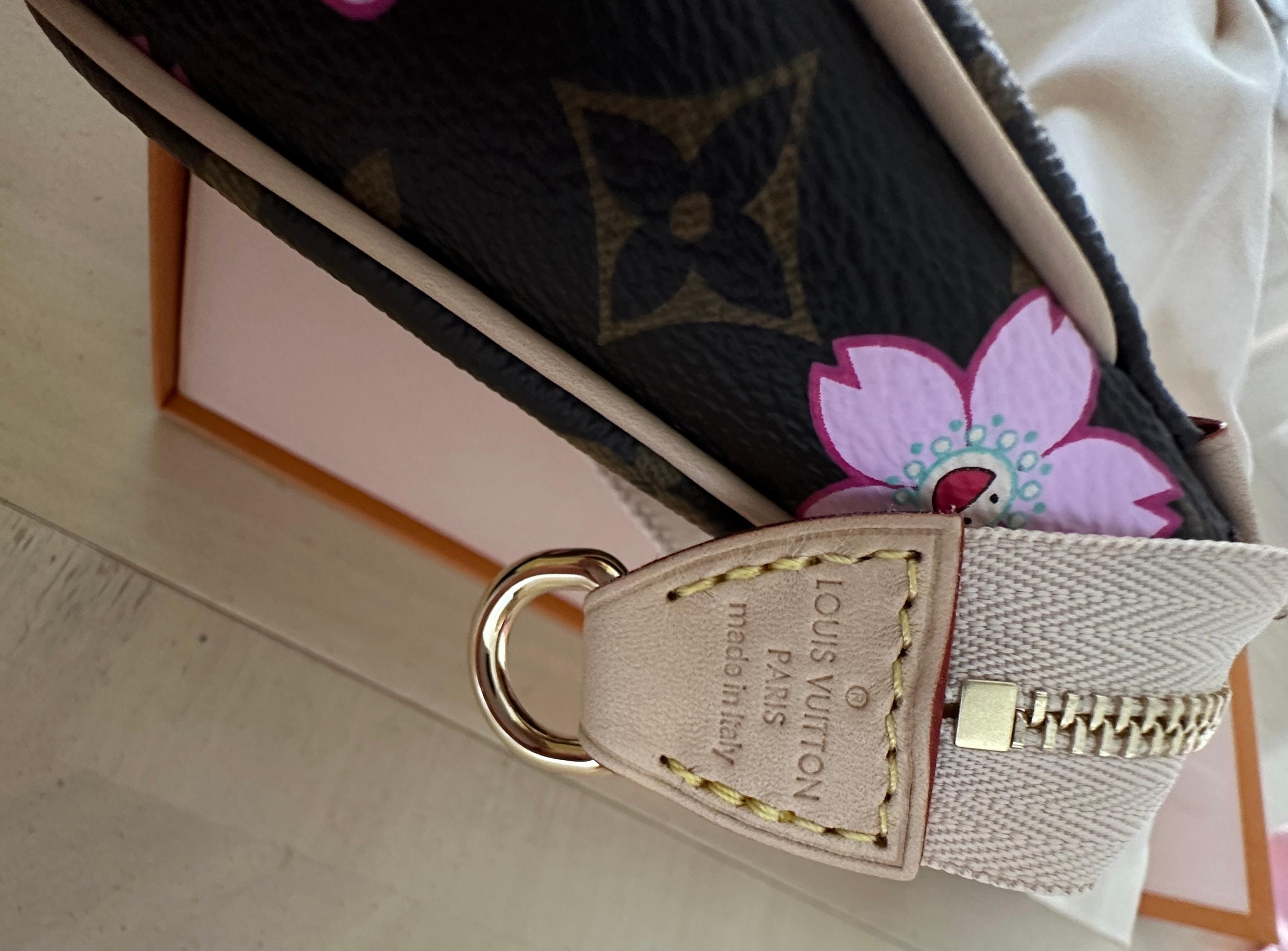 LOUIS VUITTON LV x Takashi Murakami Pochette Accessoires M13666 For Sale 1