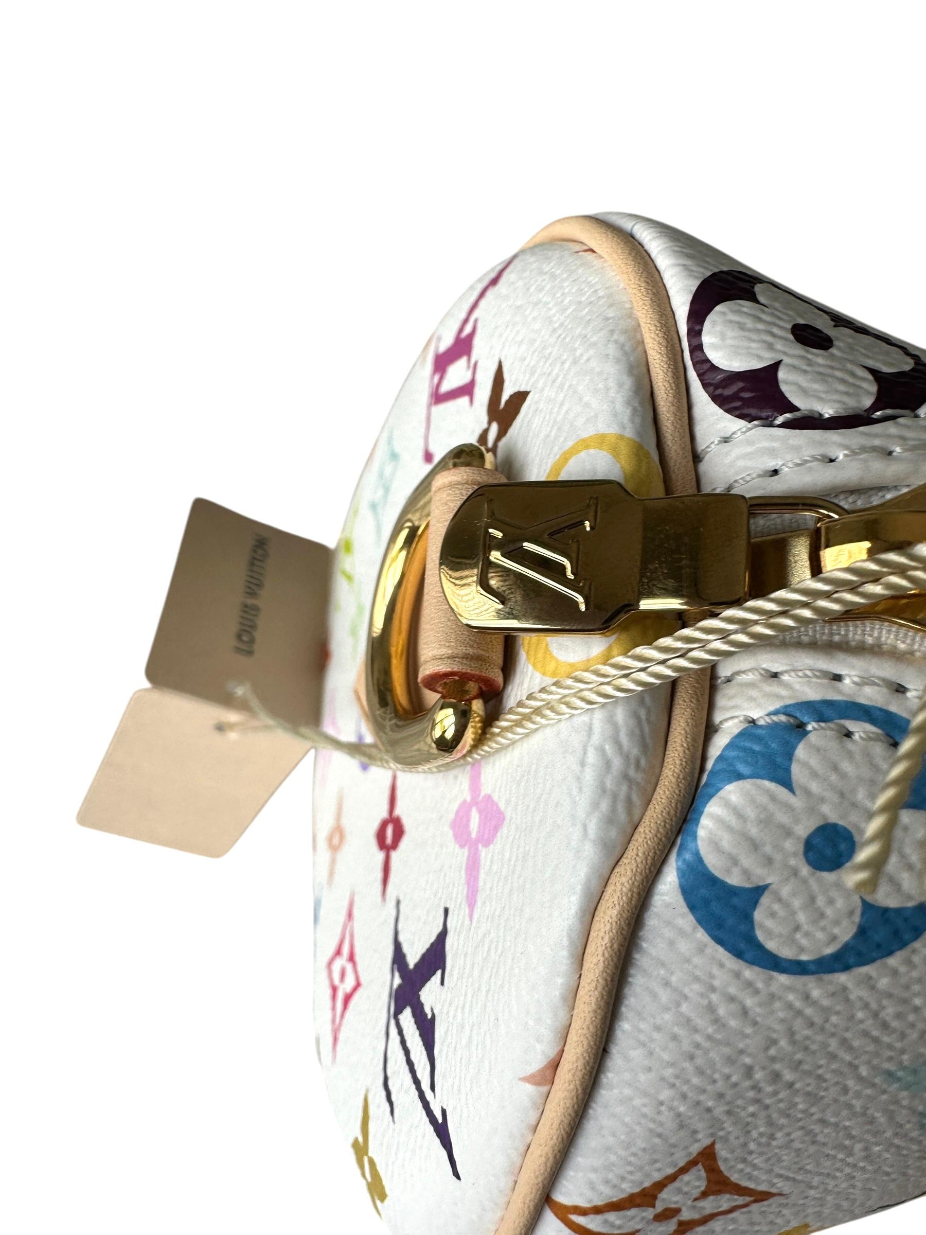 Louis Vuitton LV x TM Murakami White Speedy Bandoulière 25 New 2025 Release For Sale 20