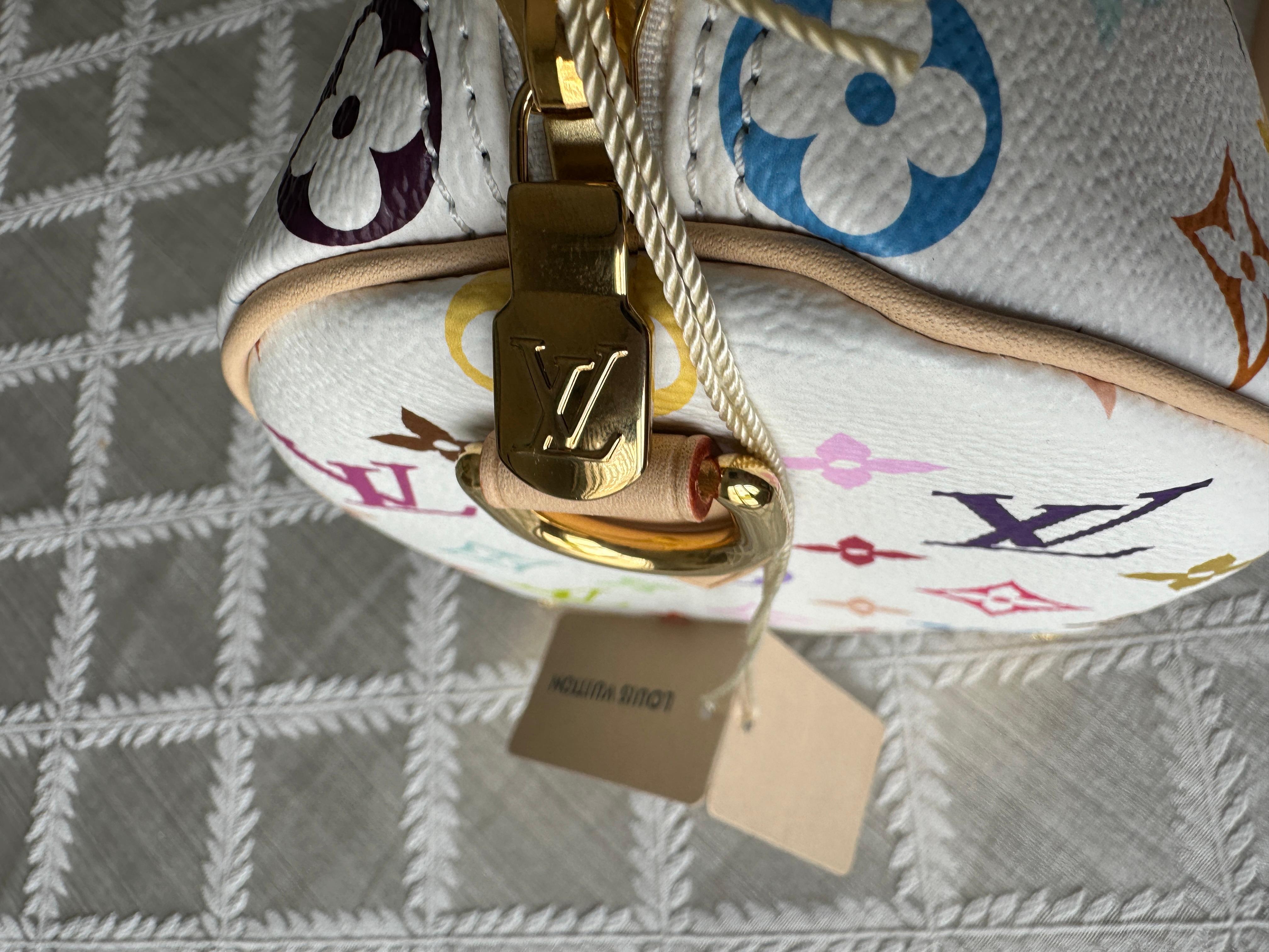 Gray Louis Vuitton LV x TM Murakami White Speedy Bandoulière 25 New 2025 Release For Sale