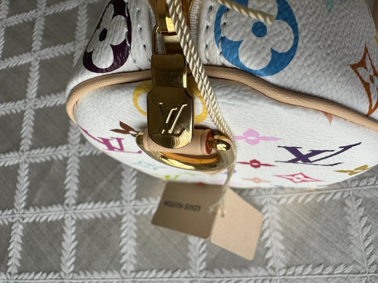 Louis Vuitton LV x TM Murakami White Speedy Bandoulière 25 New