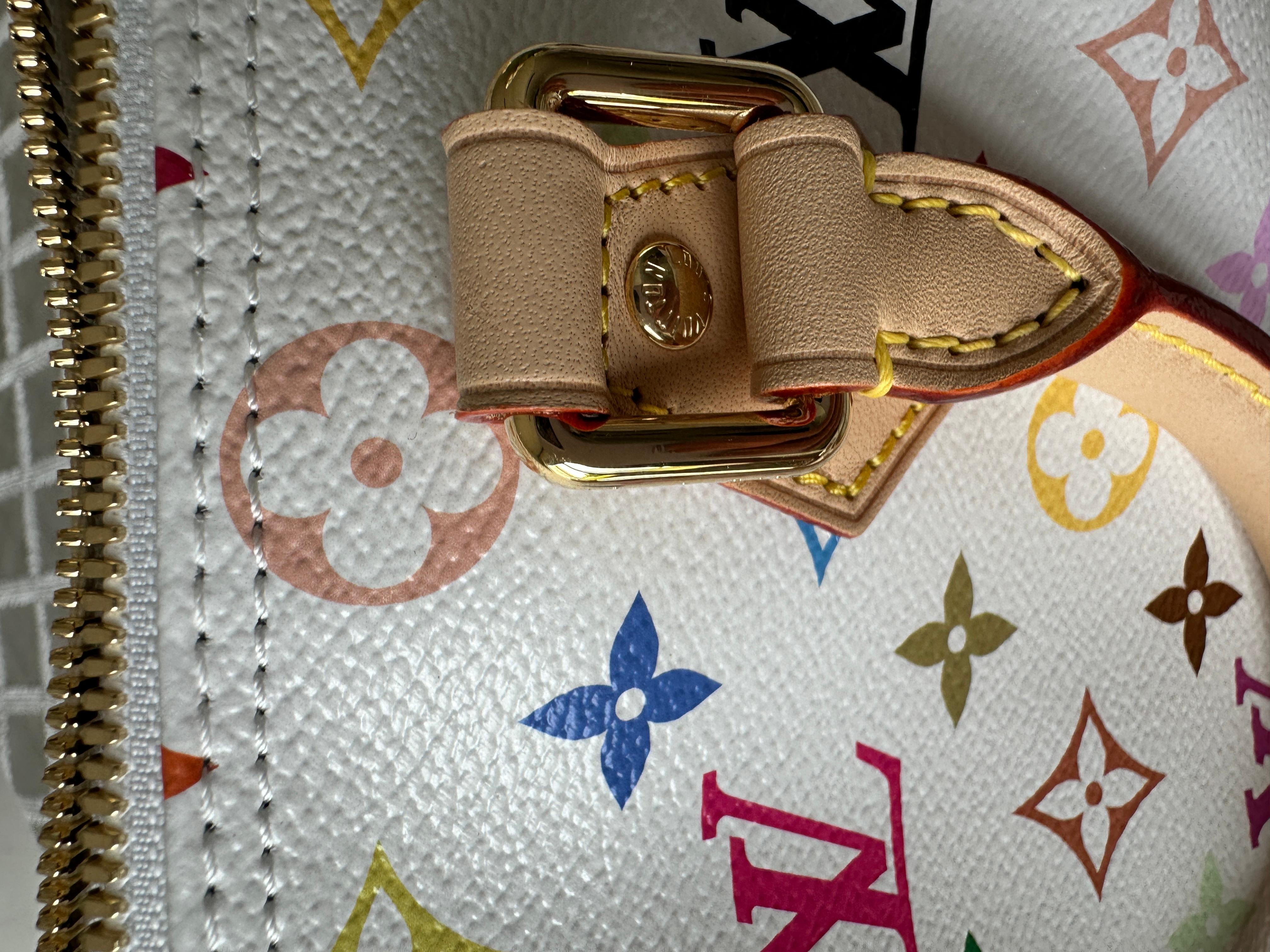Louis Vuitton LV x TM Murakami White Speedy Bandoulière 25 New 2025 Release In New Condition For Sale In West Chester, PA