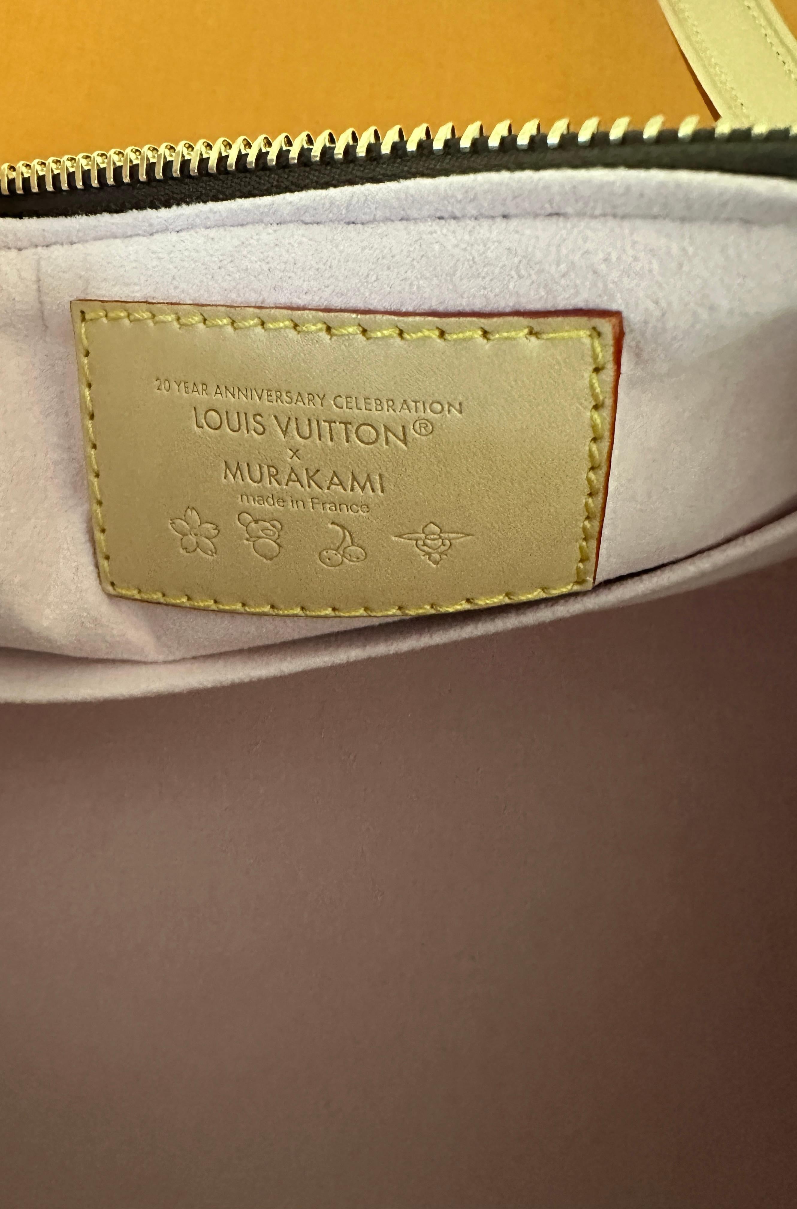 LOUIS VUITTON LV x TM Takashi Papillon et Mini Papillon Cherry Blossom en vente 3