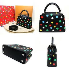 Louis Vuitton LV ?? YK Capucines MM 2WAY Handbag Yayoi Kusama Shoulder Bag