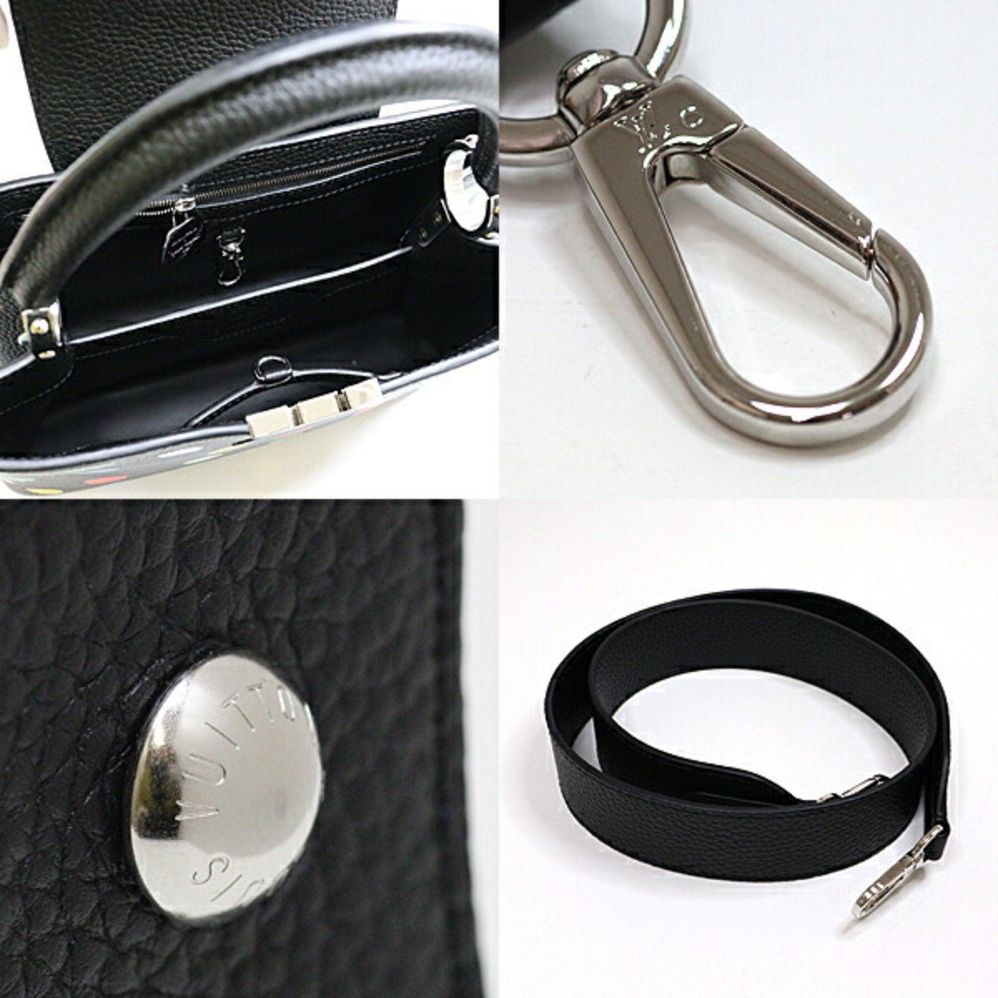 Louis Vuitton LV ?? YK Capucines MM 2WAY Handbag Yayoi Kusama Shoulder Bag In Good Condition For Sale In London, GB