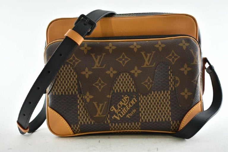 Louis Vuitton Nigo e Messenger Bag Limited Edition Giant Damier and  Monogram Canvas Nano Brown 22175212