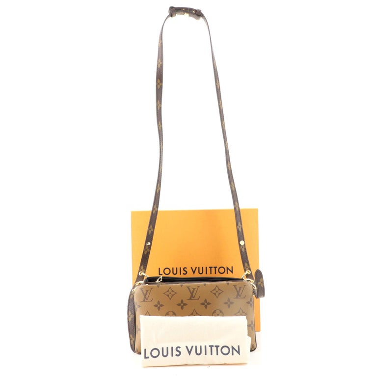 Louis Vuitton LV3 Pouch Bag Monogram Canvas, Reverse Monogram Canvas and Monogram  Ink Embossed Lambskin