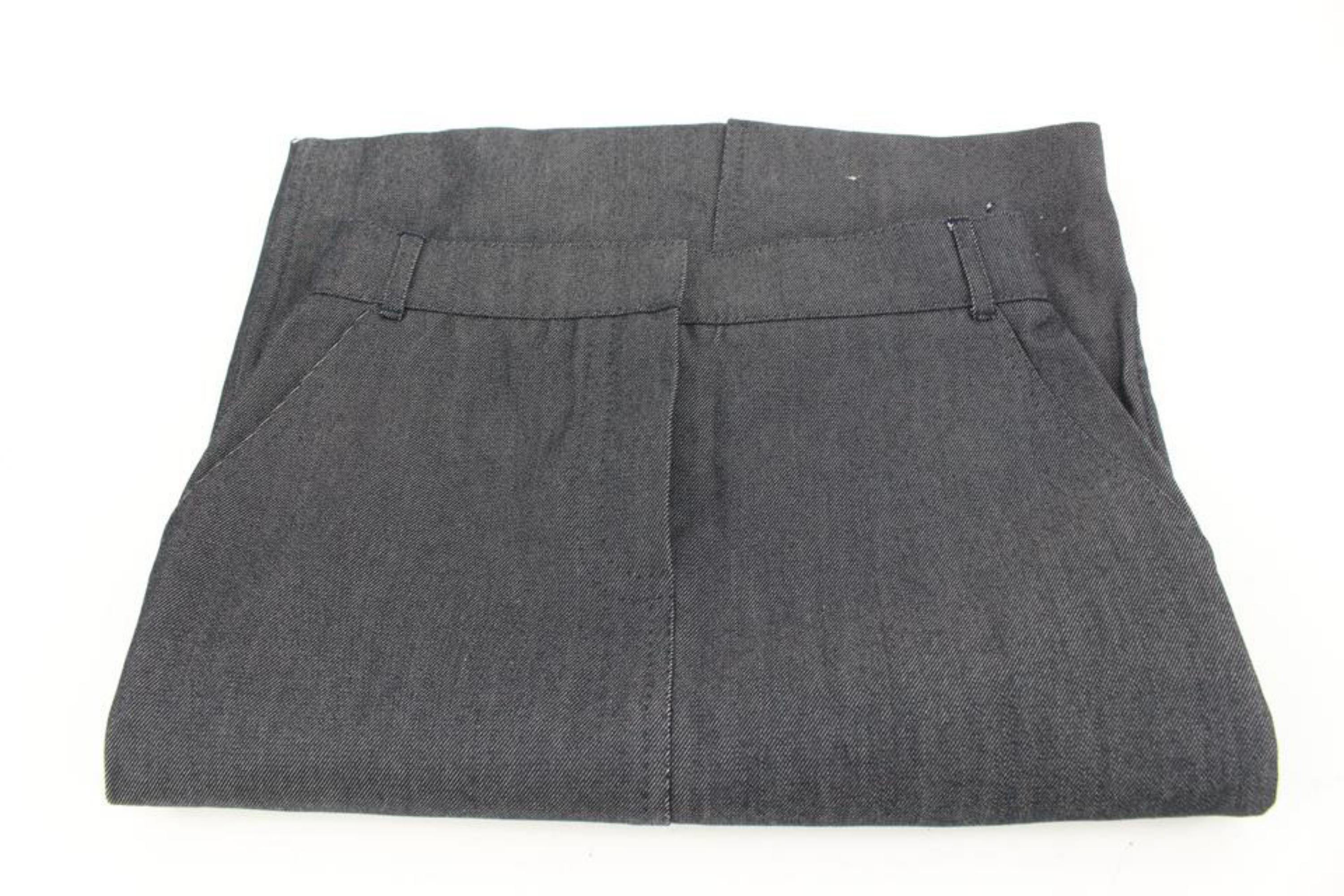 Louis Vuitton LV36 Women's Size 4 US Denim Skirt 124lv10 For Sale 2