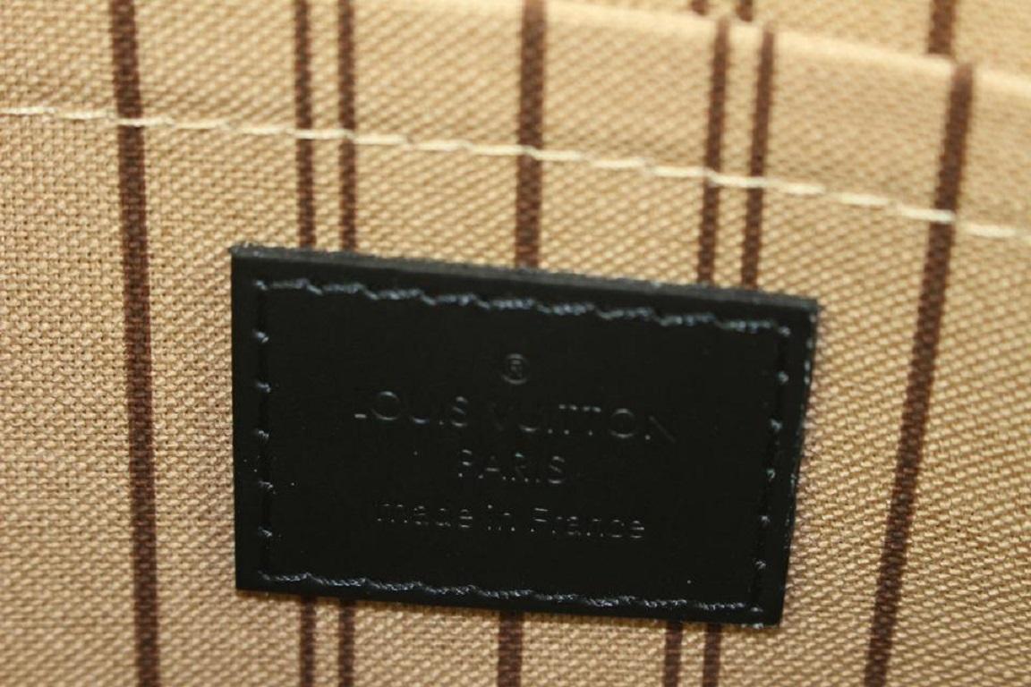 Noir Louis Vuitton LVxLOL League Camo Stripe Monogram Neverfull Pochette MM/GM en vente