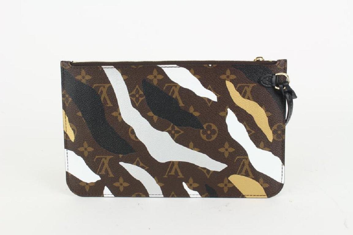 Women's Louis Vuitton LVxLOL League Camo Stripe Monogram Neverfull Pochette MM/GM For Sale