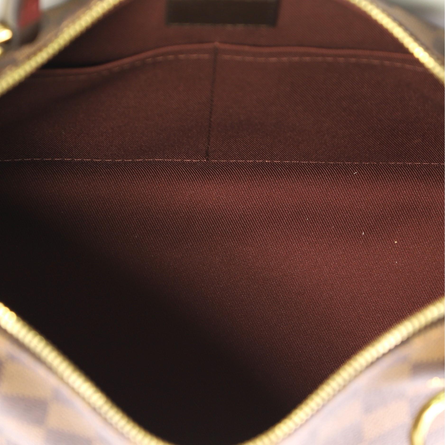 Black  Louis Vuitton Lymington Handbag Damier