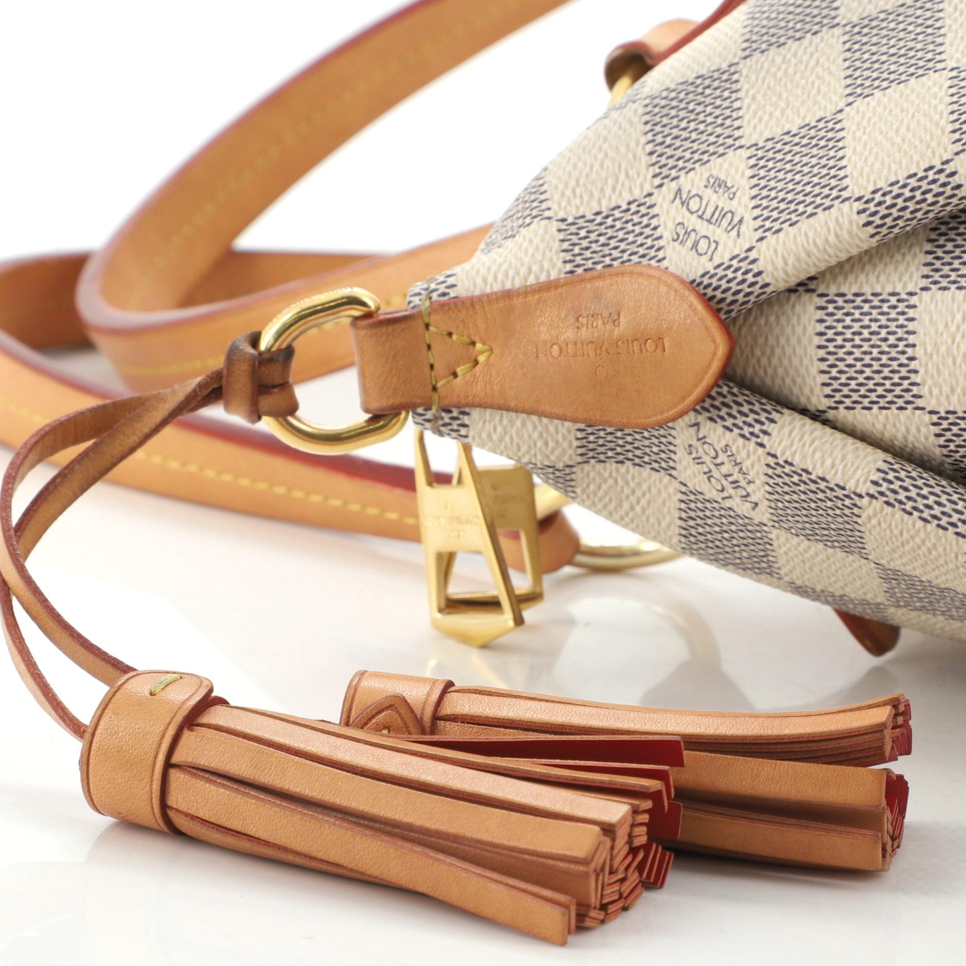 Beige Louis Vuitton Lymington Handbag Damier