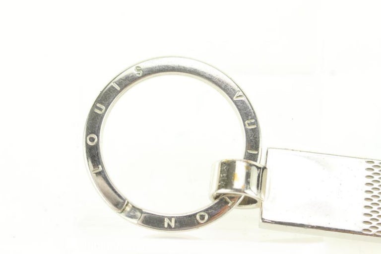 LOUIS VUITTON key ring M67918 Damier Key Ring metal Silver unisex