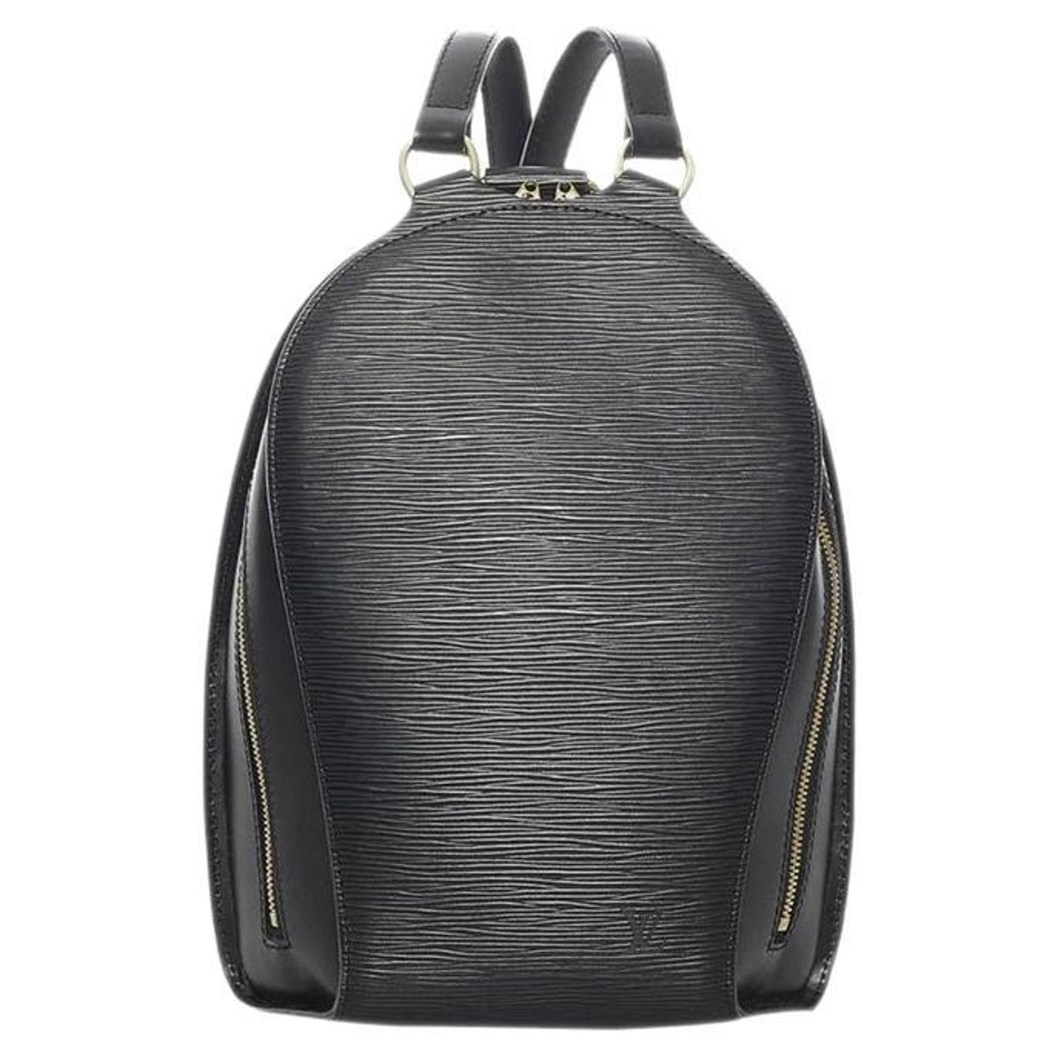 Louis Vuitton Black Epi Leather Mabillon Backpack For Sale at 1stDibs